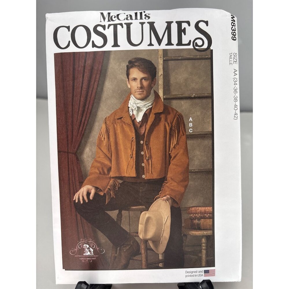McCall’s M8399 Men’s Costume Sewing Pattern Size 34 36 38 40 42 Uncut 2023